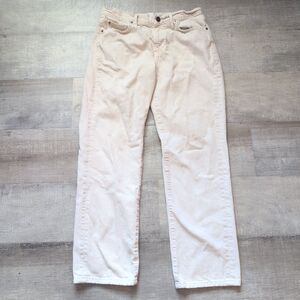 BDG High Rise Straight Denim Pants Natural Color/beige 28